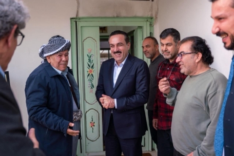 هەولێر .. لە ماڵی نازەنین حەیدەری یادو وەفای گیو موکریانی کرایەوە 