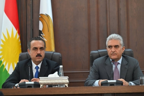 لەدیوانی پارێزگای هەولێر ...... بەسەرپەرشتی وەزیری ناوخۆ ،کۆبوونەوەی لیژنەی باڵای