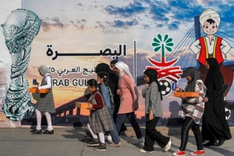حالة وفاة وعشرات الإصابات بسبب تدافع الجماهير قبل نهائي خليجي 25 بالبصرة