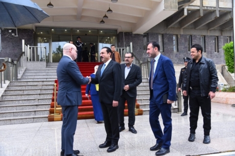 The Governor of Erbil receives the new Consul General of Italy 