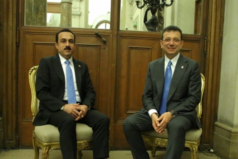 France.. Meeting between the Governor of Erbil and the Mayor of Istanbul