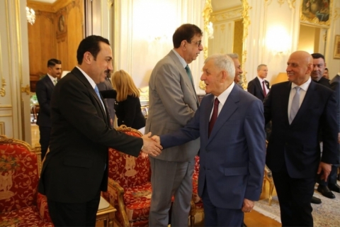 Paris.. Meeting between Kurdistan Region and Baghdad delegations with the President of Iraq
