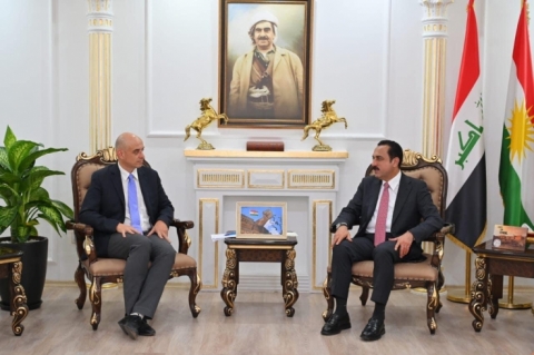 The Governor of Erbil receives a delegation from UNICEF