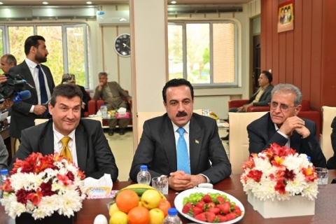 Piranshahr... The Governor of Erbil visits the city's Governor 
