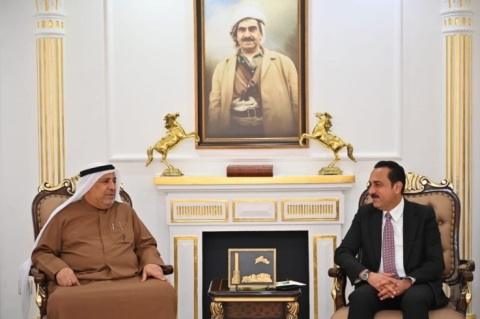 Erbil... Receiving a Delegation of UAE Businessmen and Investors