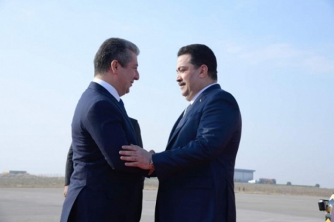 Iraqi Prime Minister Arrives in Erbil