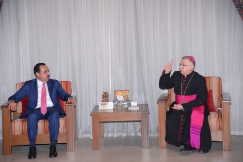 The Governor of Erbil visits the Metropolitan of the Chaldean Catholic Church in Erbil