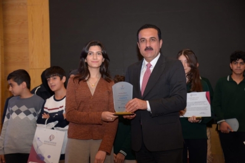  In Erbil… In the presence of the Minister of Education and the Governor of Erbil, a number of students were awarded
