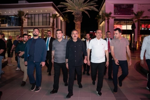Erbil Governor and Baghdad Governor Visit Youth House and 
