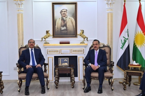 Erbil Governor Receives Baghdad Governor