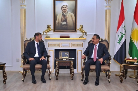 Erbil Governor Receives Chief of IOM Mission in Iraq