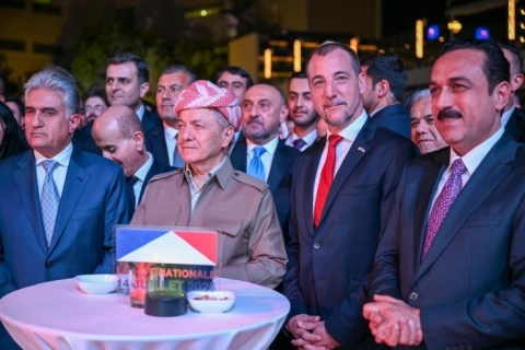 President Barzani Attends French National Day Ceremony