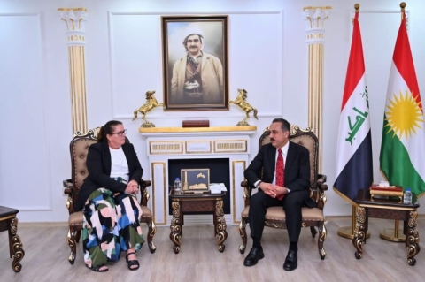 Governor of Erbil Receives Chief of UNICEF's Field Office in Kurdistan Region