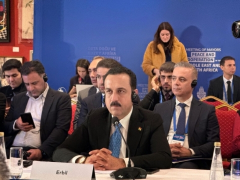 Istanbul... The third  session of the meeting of Mayors for Peace and Cooperation in the Middle East and North Africa 