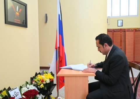  Erbil Governor expresses condolences to the Russian government and people
