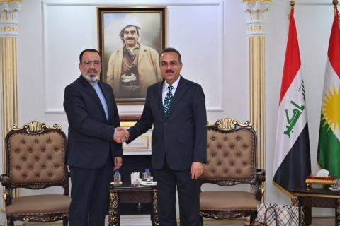 Governor of Erbil Receives Consul General of the Islamic Republic of Iran in Erbil