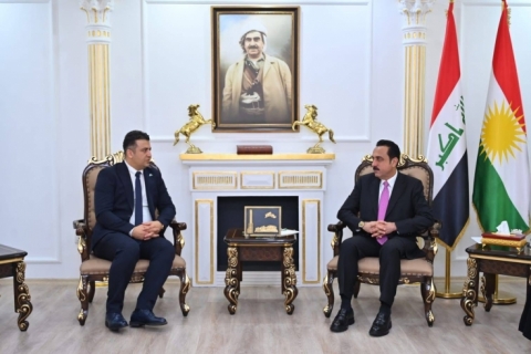  Erbil Governor Welcomes Chairman of the Executive Board of Mersin Industrialists and Businessmen Association