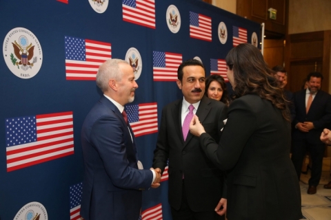 Erbil... Farewell ceremony for the US Consul General
