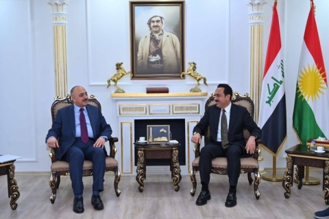 Erbil Governor Welcomes Secretary General of the Kurdistan National Democratic Union