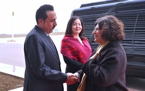  Deputy Speaker of the Parliament of North Rhine-Westphalia, Germany, Arrives in Erbil