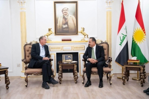 Governor of Erbil Receives Lord Michael Ashcroft, Honorary Chairman of the International Democrat Union