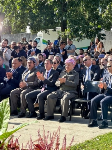  With President Barzani Present, the 