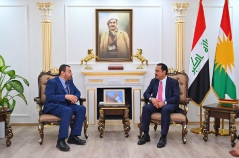  The Governor of Erbil receives a delegation from the British Humanitarian Aid Foundation HRF_UK