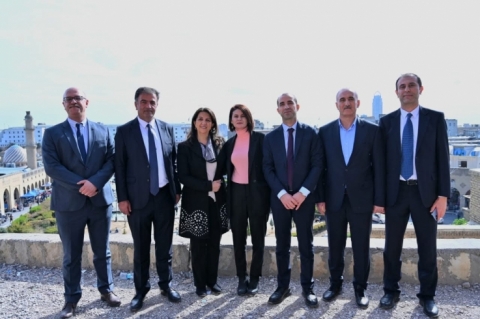  The Governor of Erbil Received the DEM Party Delegation at the Citadel