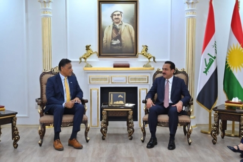 Erbil Governor Receives Head of UNDP Iraq Office