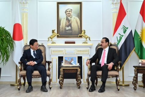 The Governor of Erbil Receives the Japanese Consul on the Occasion of the End of His Mission