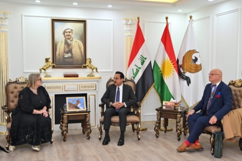 The Governor of Erbil receives a British delegation 