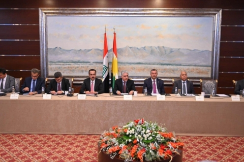  Erbil: Iranian Delegation Meets with Kurdistan Region Governors and Supervisors, Chaired by KRG Interior Minister Rebar Ahmad