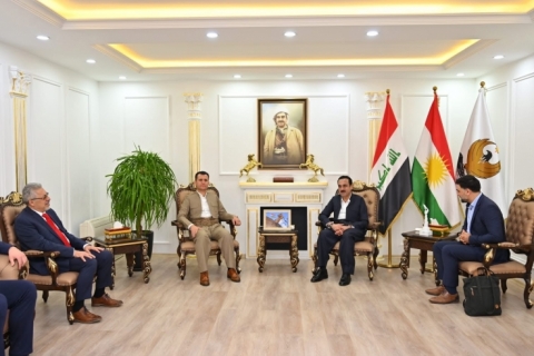 Governor of Erbil receives a number of German university students