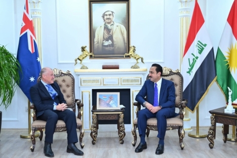 The Governor of Erbil receives the Australian Ambassador to Iraq
