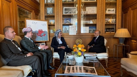 Erbil Governor meets with Head of Kurdish Friendship Group in French Senate