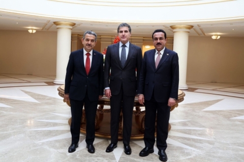 Kurdistan Region President Meets with Şırnak Governor and Accompanying Delegation