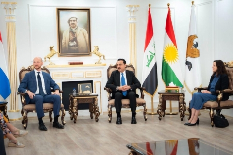  Erbil Governor and Dutch Consul Discuss Implementation of Green Belt Project, a Strategic and Important Project for the Capital Erbil