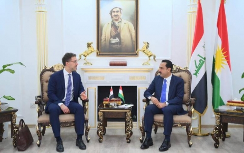  Erbil Governor receives Swedish Deputy Ambassador to Iraq