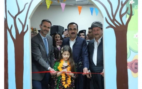 Erbil… Inaugurating a dedicated place for children at the Directorate of Identity and Civil Affairs 