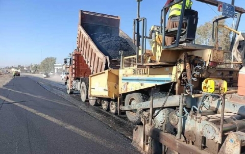 Repair and paving of several places on the main road Bahirka - Jazhnikan 