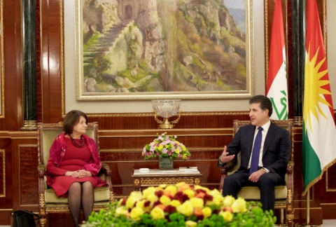 نيجيرفان بارزاني يجتمع بوفد رفيع المستوى للأمم المتحدة