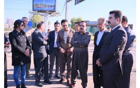 The project of repairing Ankawa roundabout and paving the second phase of Surchian street is underway at a cost of more than (137 million dinars).