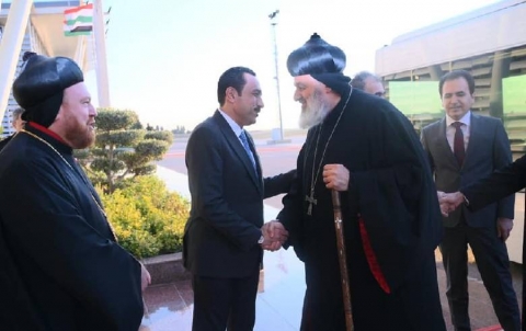 The Patriarch of the Syriac Orthodox Church in the world has arrived in Erbil