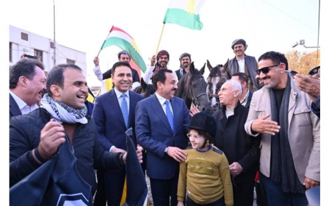 Gulf Cup bus 25 arrived in Erbil