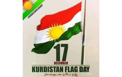 Erbil bows to the glory of the Kurdistan flag