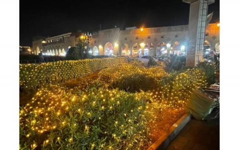 Erbil, like the developed capitals of the world, welcomes the New Year 