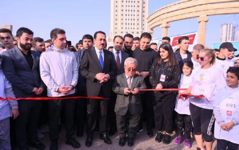 In Erbil.  Marathon and Environmental Festival were held