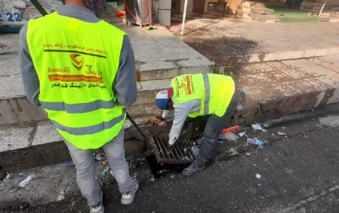  Erbil: Extensive sewerage cleaning campaign
