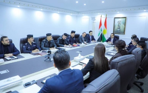 Erbil Governor chaired a meeting of the Traffic Organization and Development Committee