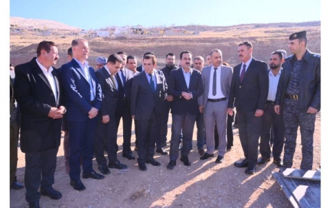 The construction of two high bridges and widening of the road between Korre and Shaqlawa has started at a cost of more than 40 billion dinars